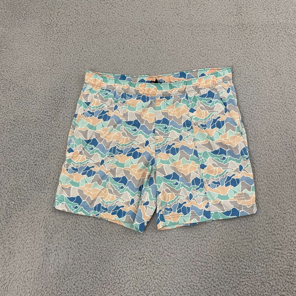 The North Face Class V Print Hybrid Shorts Men S Meld Mountain Camo Flash Dry